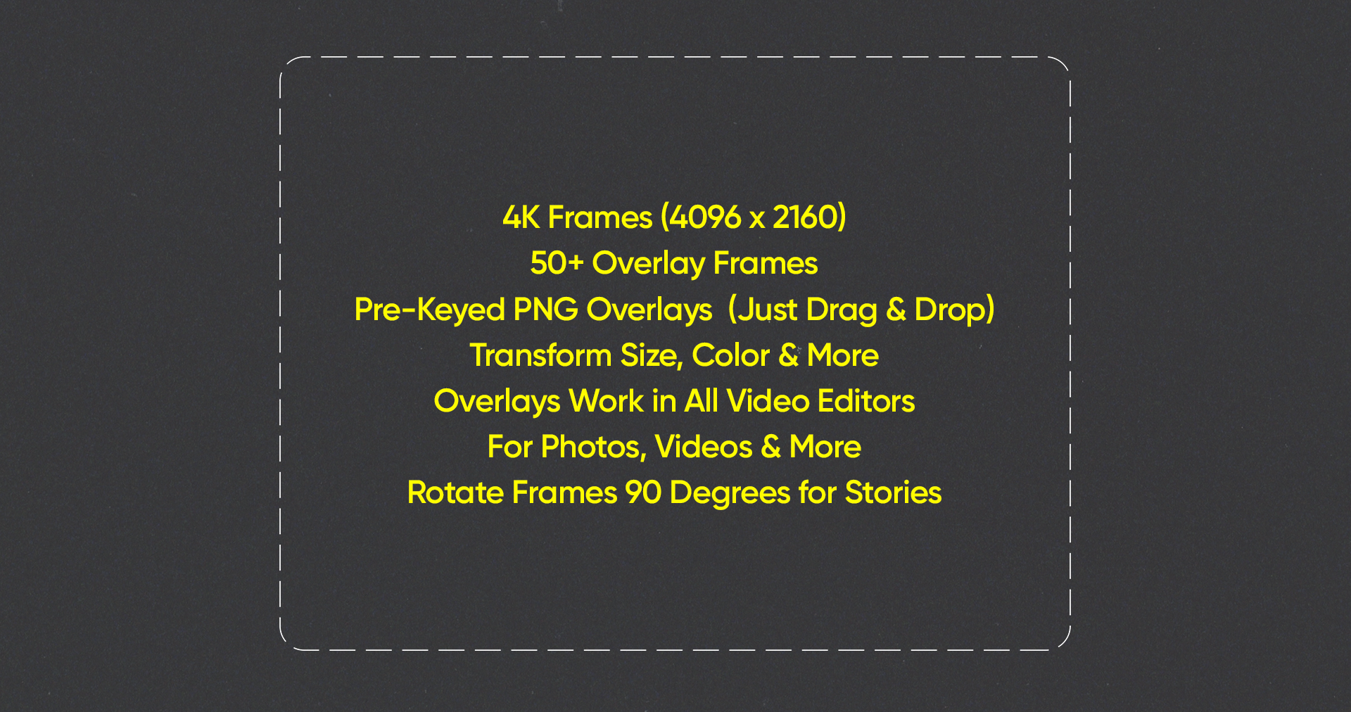 Screen Overlay Frames Info